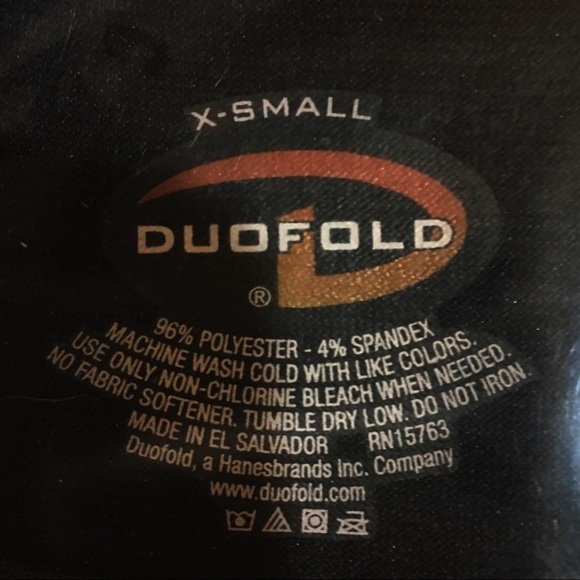 Duofold Varitherm Thermal Top Long Sleeve Crew Moisture Wicking Black Youth XS - Picture 5 of 16